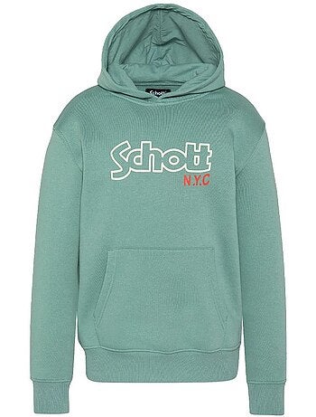 Felpa con Cappuccio da Ragazzo Schott