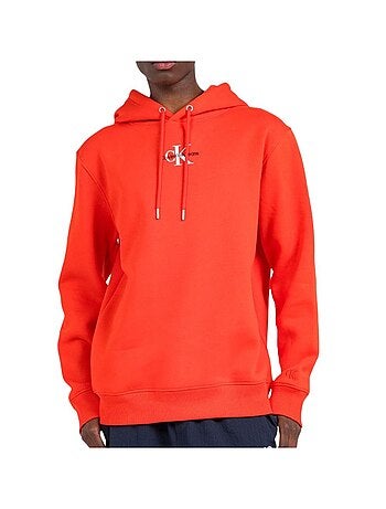Felpa con Cappuccio da Uomo Calvin Klein