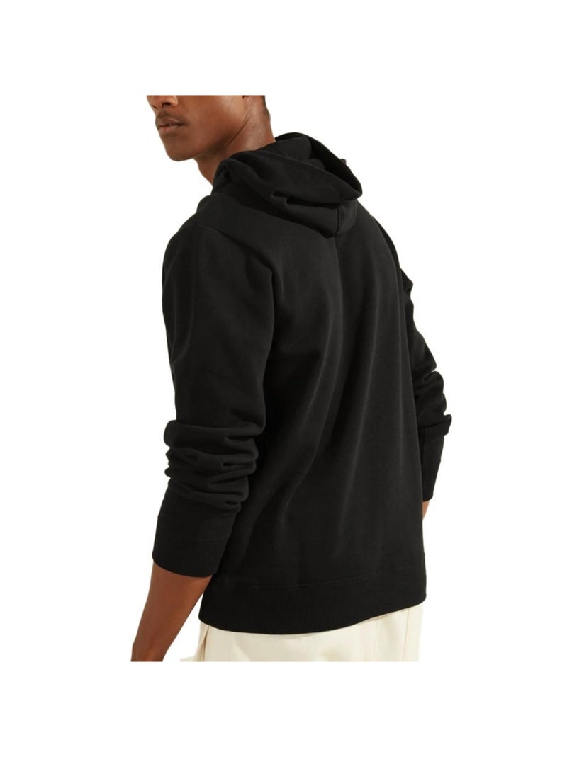 Felpa con Cappuccio da Uomo Guess Nero - Kiabi