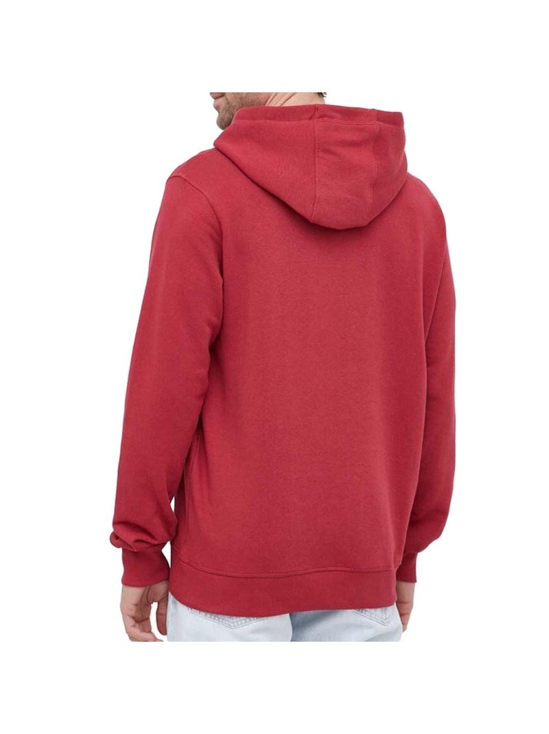 Felpa con Cappuccio da Uomo Guess Rosso - Kiabi