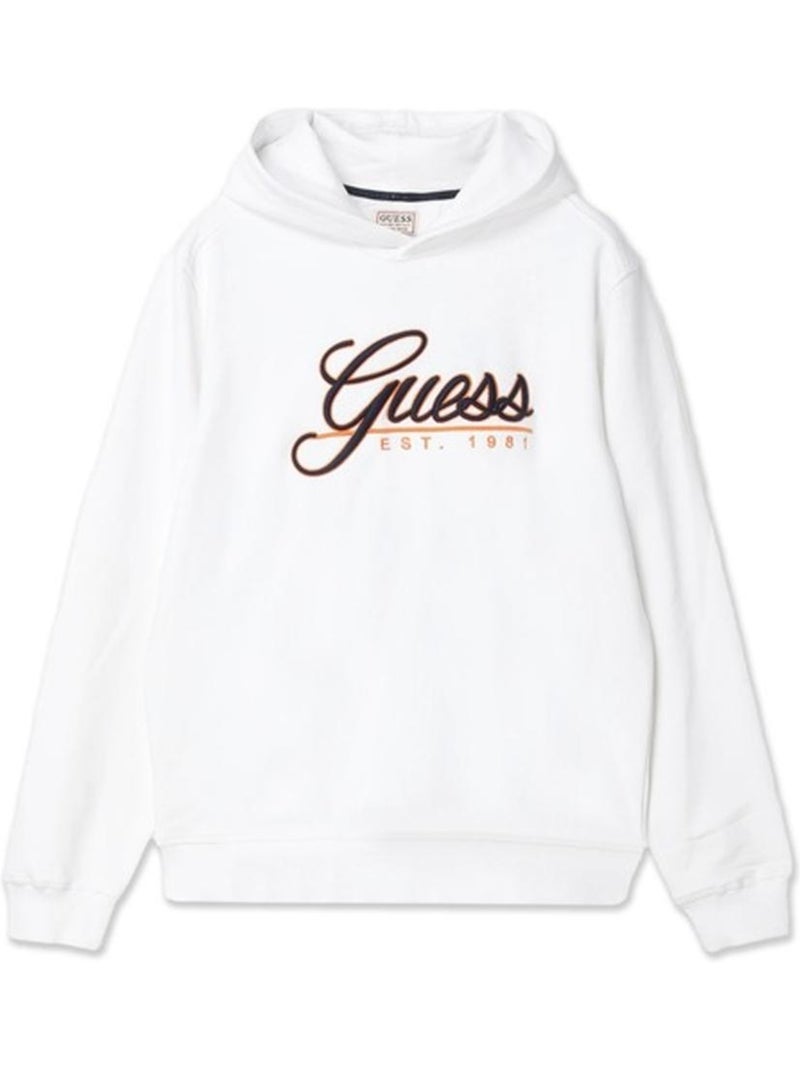 Felpa con Cappuccio da Uomo Guess – Stile e Comfort Bianco - Kiabi