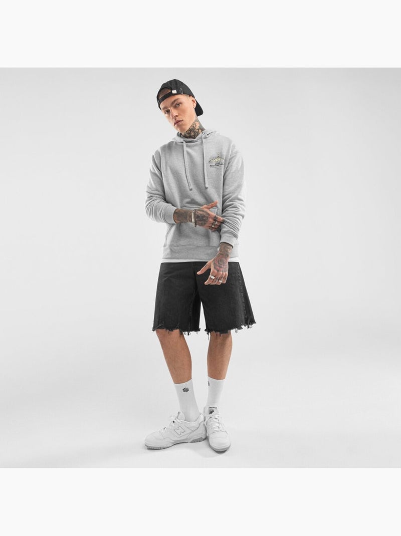 Felpa con cappuccio da uomo lifestyle uomo cumbre Bianco Grigio - Kiabi