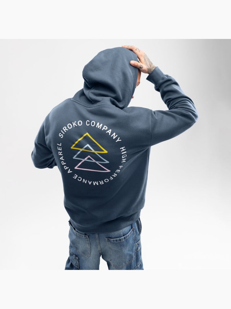 Felpa con cappuccio da uomo lifestyle uomo gradual Blu - Kiabi