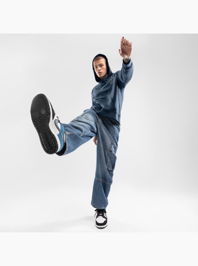 Felpa con cappuccio da uomo lifestyle uomo gradual Blu - Kiabi