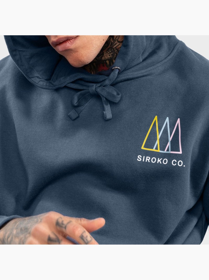 Felpa con cappuccio da uomo lifestyle uomo gradual Blu - Kiabi