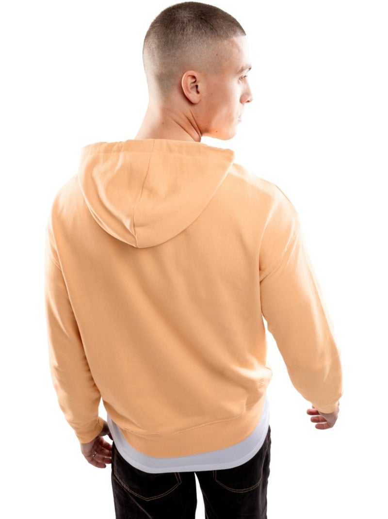 Felpa con cappuccio da uomo lifestyle uomo ocaso Albicocca - Kiabi