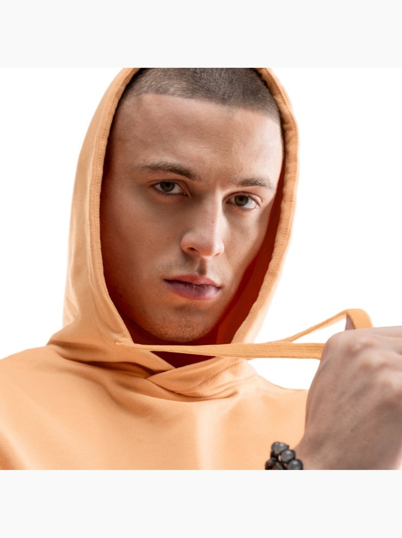 Felpa con cappuccio da uomo lifestyle uomo ocaso Albicocca - Kiabi
