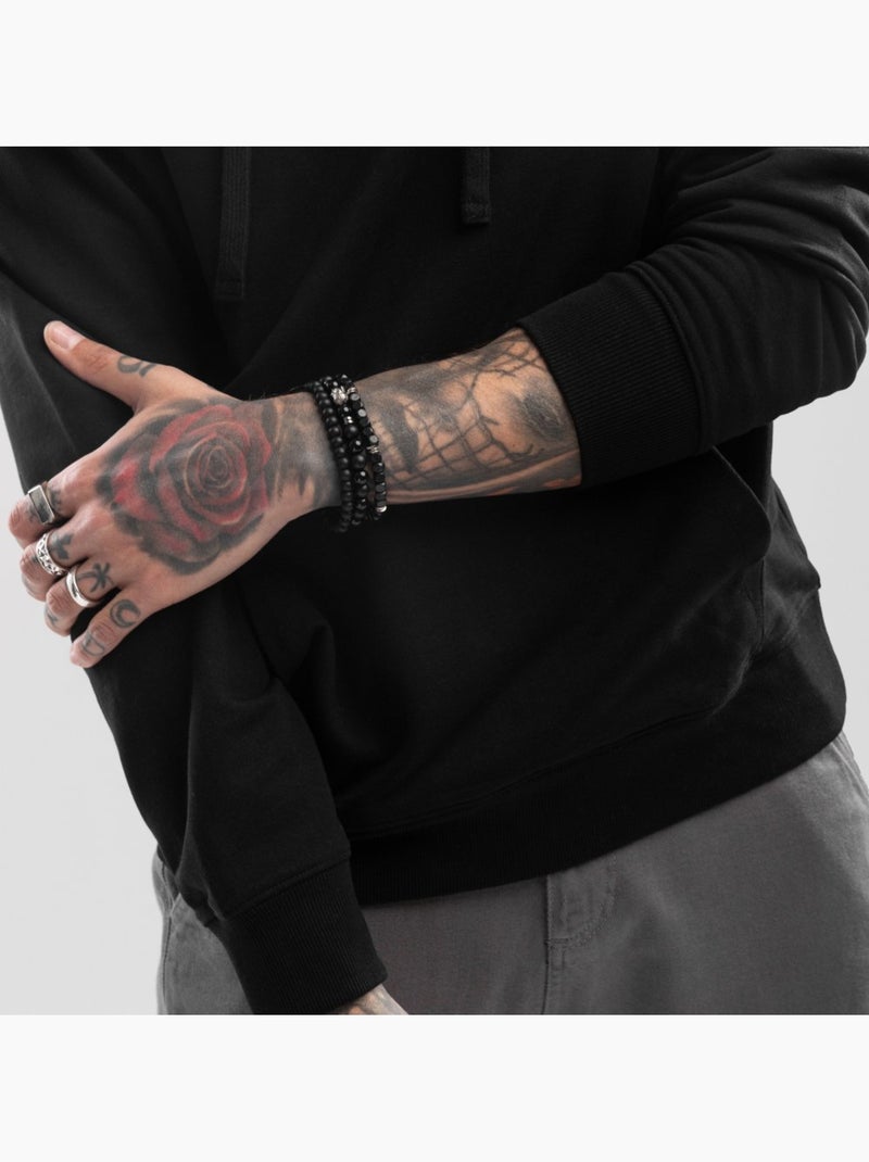 Felpa con cappuccio da uomo lifestyle uomo panther Nero - Kiabi