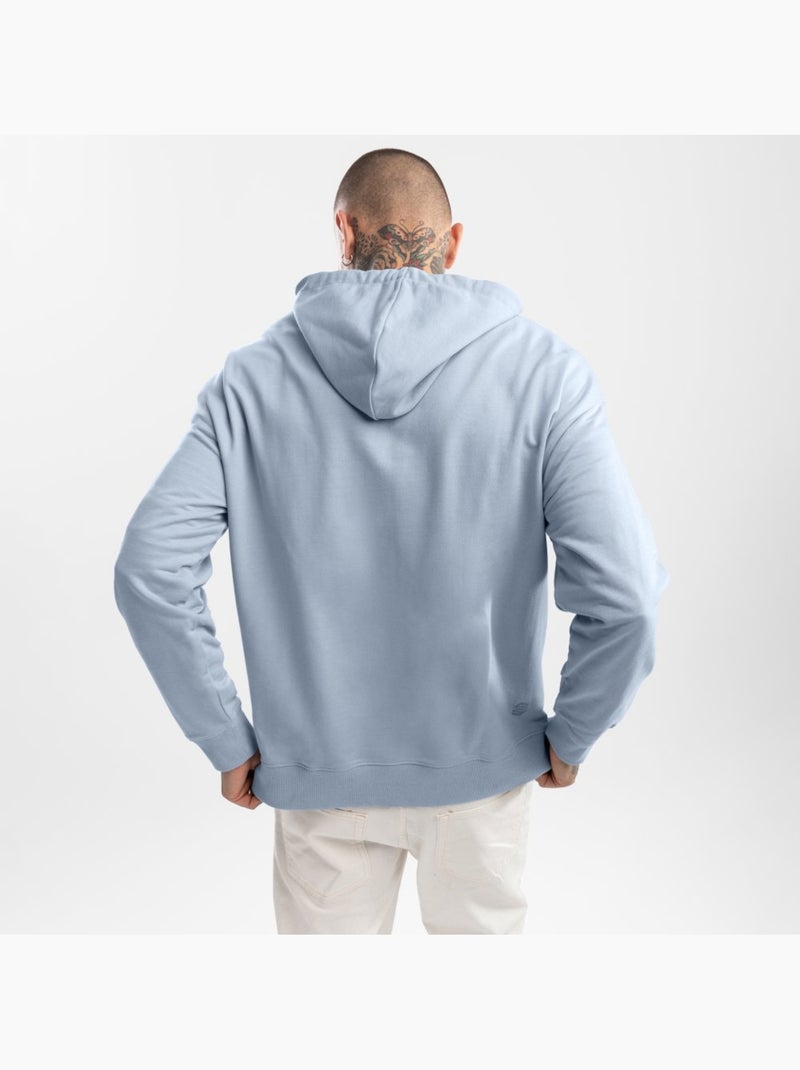 Felpa con cappuccio da uomo lifestyle uomo splash Blu elettrico - Kiabi