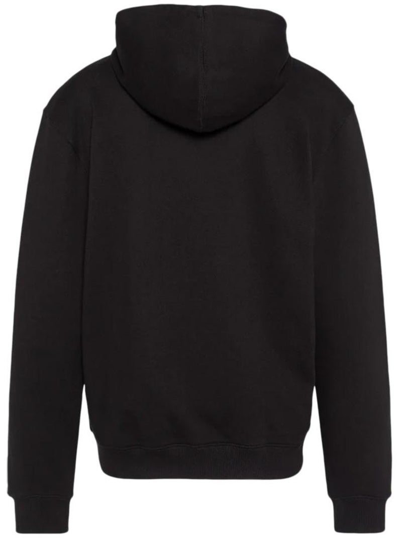 Felpa con Cappuccio da Uomo Schott Nero - Kiabi