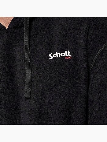 Felpa con cappuccio da uomo Schott