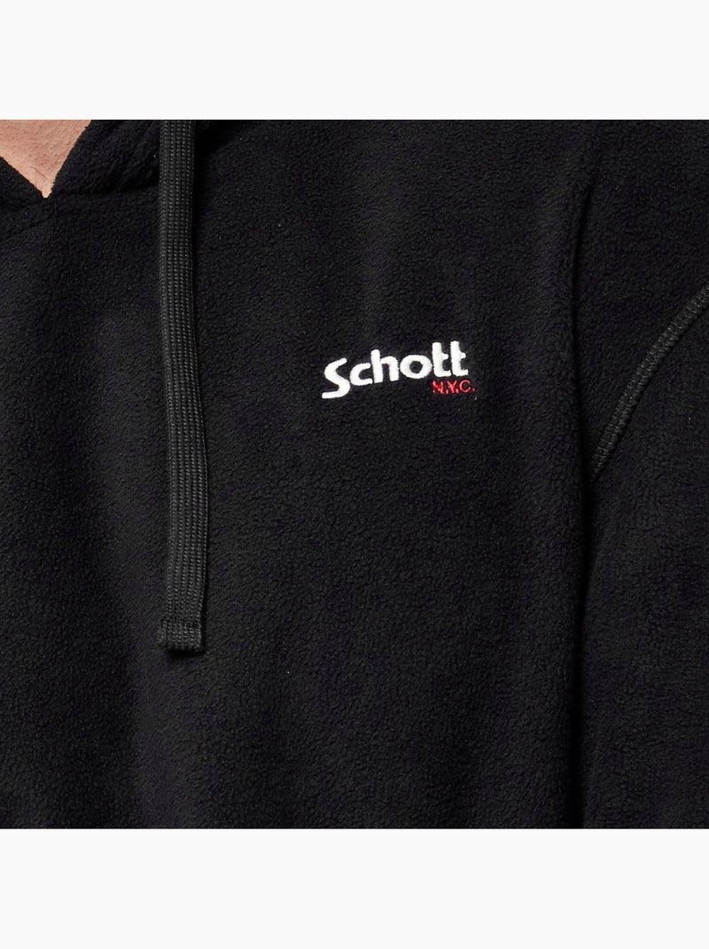 Felpa con cappuccio da uomo Schott Nero - Kiabi