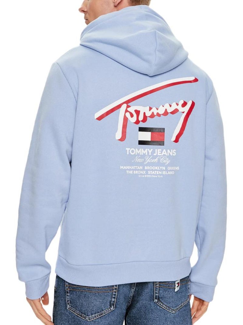 Felpa con Cappuccio da Uomo Tommy Hilfiger Blu - Kiabi