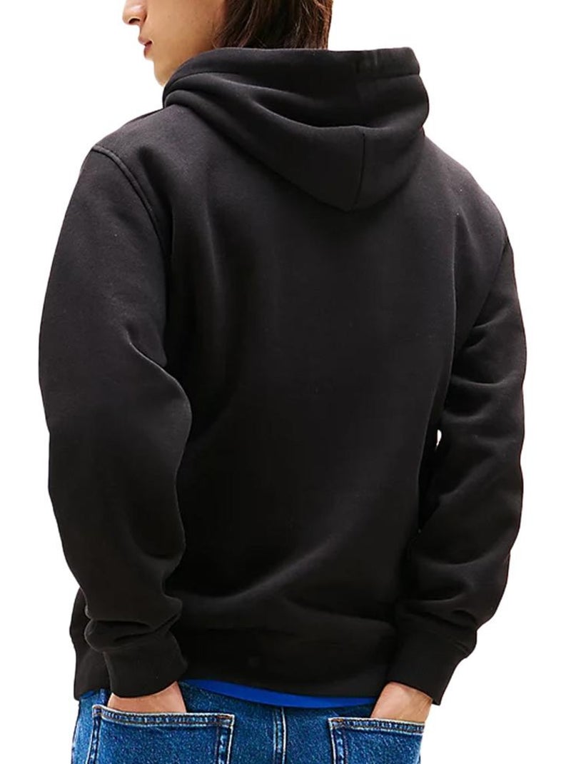 Felpa con Cappuccio da Uomo Tommy Hilfiger Nero - Kiabi
