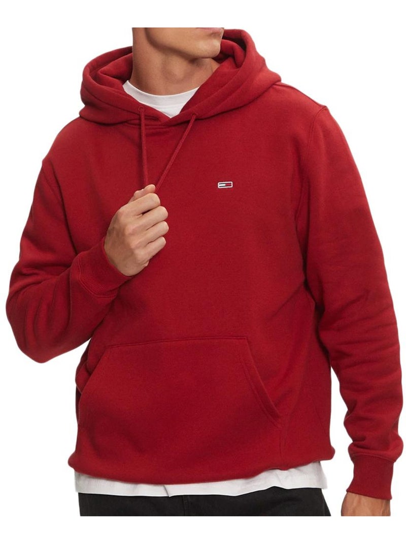 Felpa con Cappuccio da Uomo Tommy Hilfiger Rosso - Kiabi