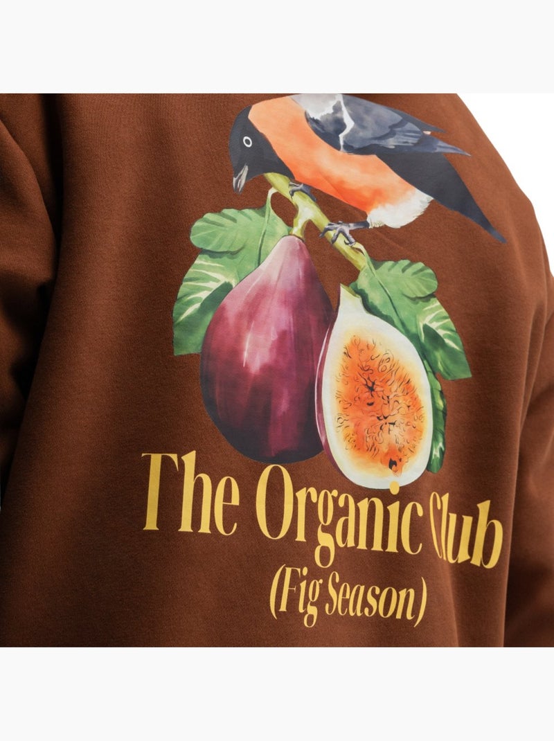 Felpa con cappuccio da uomo uomo hoodart Marrone - Kiabi