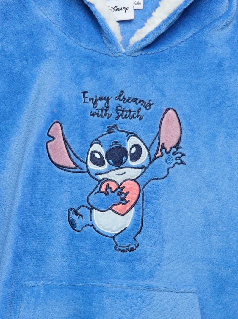 Felpa con cappuccio 'Disney' in pile Blu - Kiabi