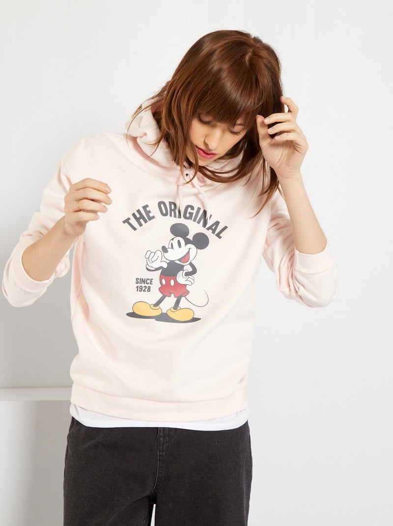 Felpa con cappuccio 'Disney' ROSA - Kiabi