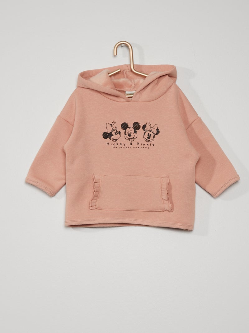 Felpa con cappuccio 'Disney' ROSA - Kiabi