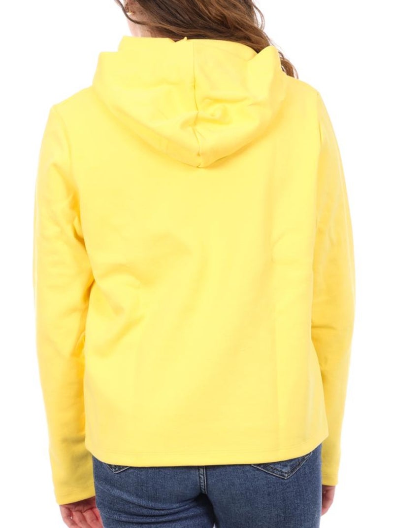 Felpa con cappuccio donna le coq sportif Giallo - Kiabi