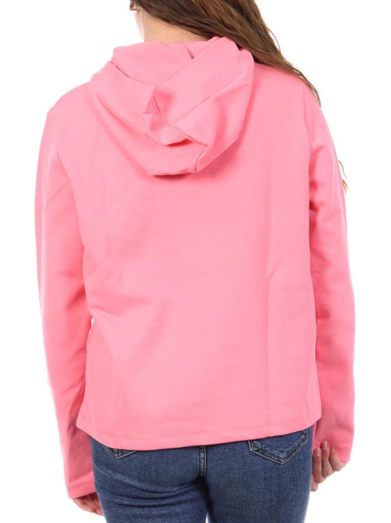 Felpa con Cappuccio Donna Le Coq Sportif Rosa - Kiabi