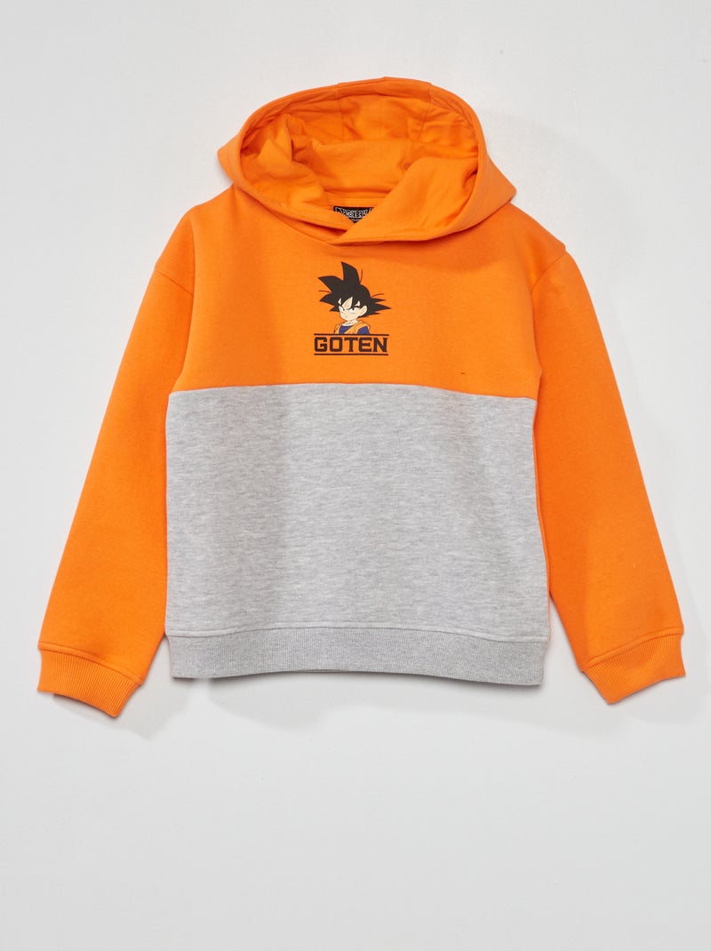 Felpa con cappuccio 'Dragon Ball Z' arancio ruggine - Kiabi