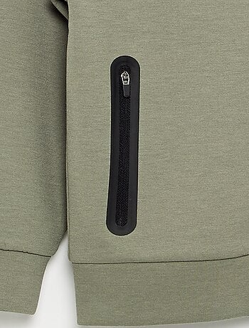 Felpa con cappuccio e cerniera con 2 tasche con zip