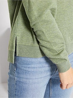 Felpa con cappuccio e paillettes - Kiabi