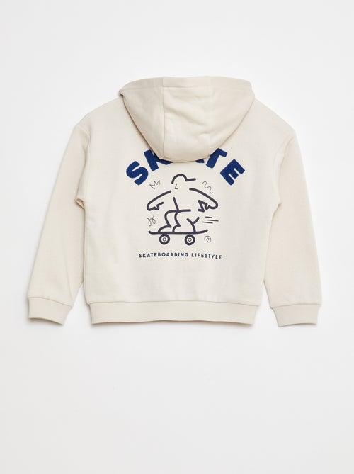 Felpa con cappuccio e stampa 'skate' - Kiabi