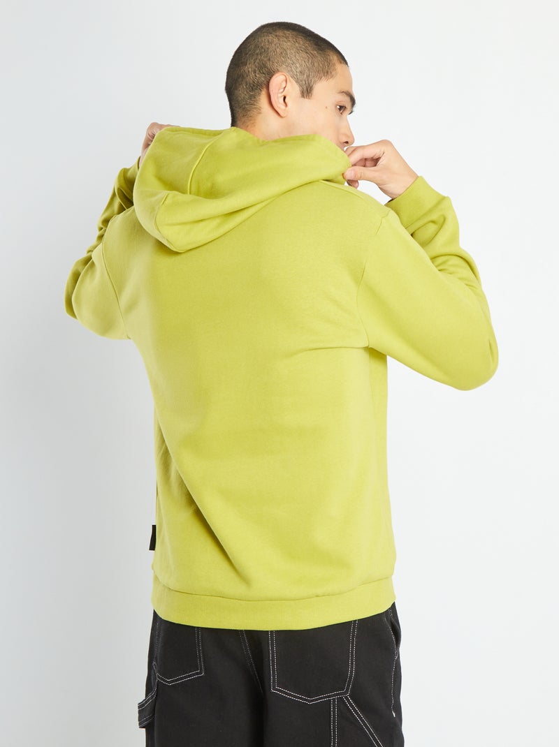 Felpa personalizzata con cappuccio e marsupio effetto melange - DUELLE