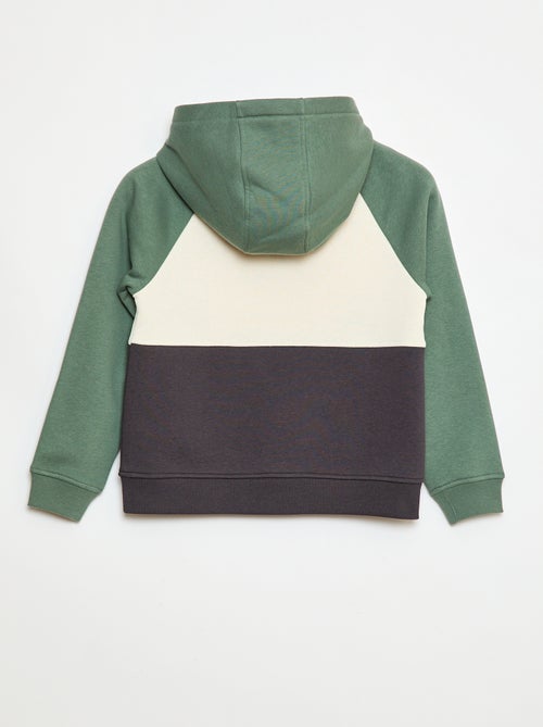 Felpa con cappuccio e tasca con patta - So Easy - Kiabi