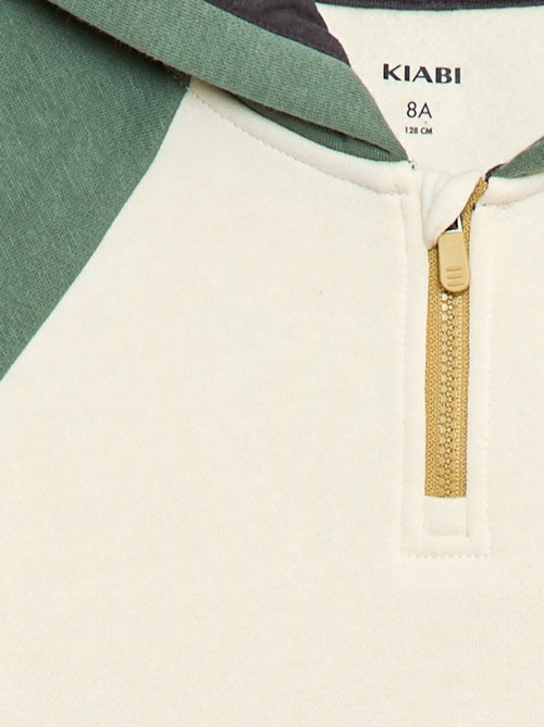 Felpa con cappuccio e tasca con patta - So Easy - Kiabi