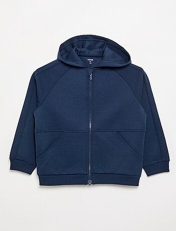 Felpa con cappuccio e zip - collezione facile da indossare