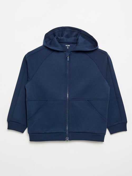 Felpa con cappuccio e zip - collezione facile da indossare - Kiabi Felpa con cappuccio e zip - collezione facile da indossare - Kiabi