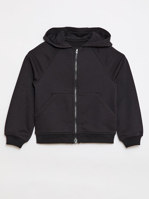 Felpa con cappuccio e zip - Collezione facile da indossare - Kiabi Felpa con cappuccio e zip - Collezione facile da indossare - Kiabi