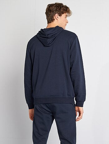Felpa con cappuccio e zip + 190 cm