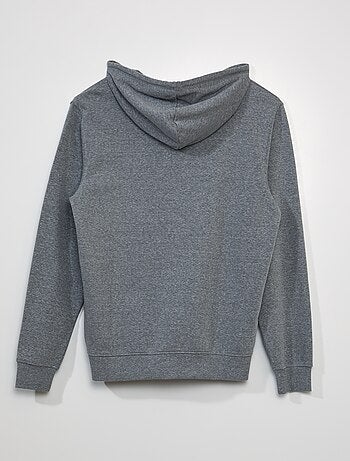 Felpa con cappuccio e zip + 190 cm