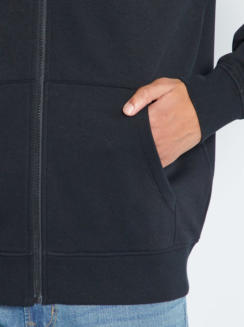 Felpa con cappuccio e zip + 190 cm - Kiabi