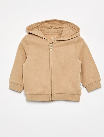 Felpa con cappuccio e zip