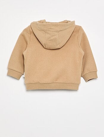 Felpa con cappuccio e zip