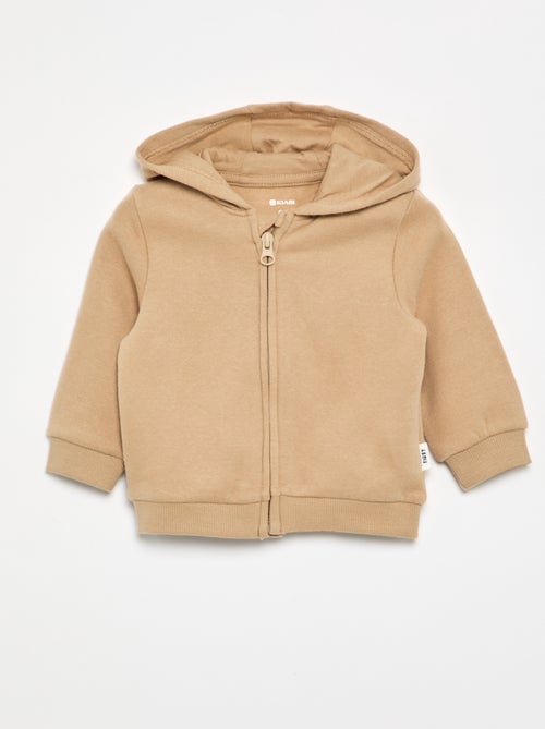 Felpa con cappuccio e zip - Kiabi