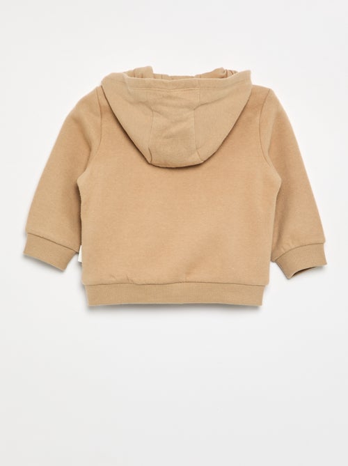 Felpa con cappuccio e zip - Kiabi