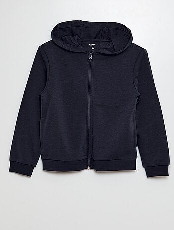 Felpa con cappuccio e zip