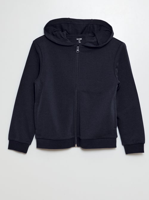 Felpa con cappuccio e zip - Kiabi