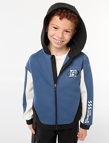 Felpa con cappuccio e zip