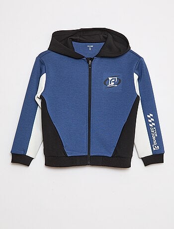 Felpa con cappuccio e zip