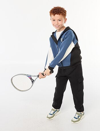 Felpa con cappuccio e zip