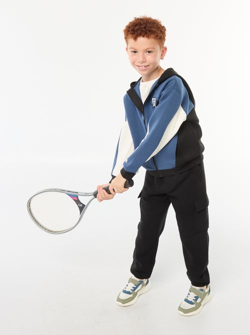 Felpa con cappuccio e zip - Kiabi