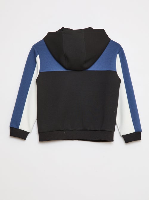 Felpa con cappuccio e zip - Kiabi