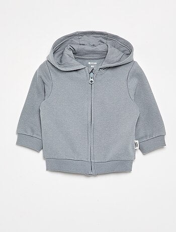 Felpa con cappuccio e zip